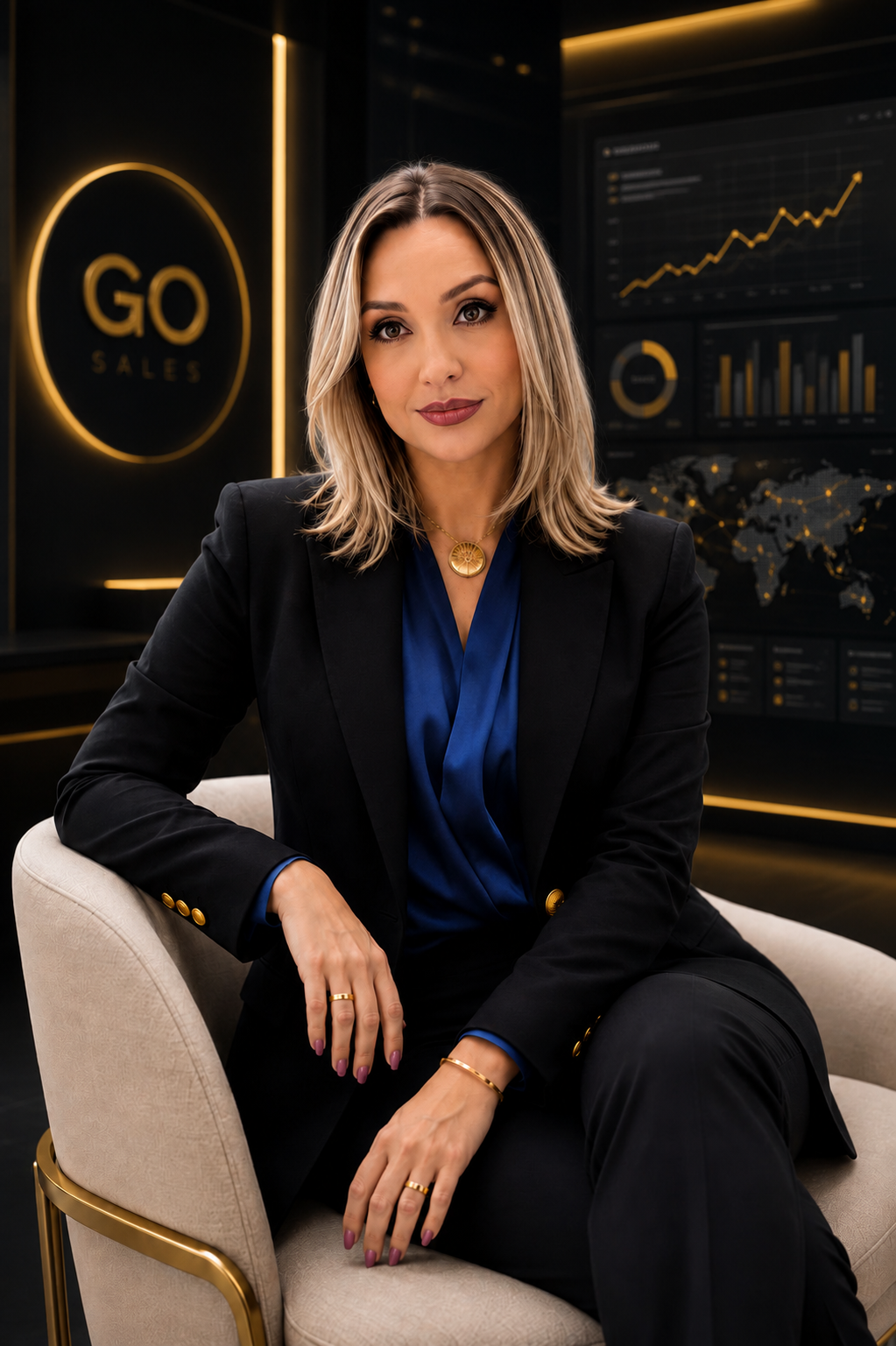 Stefanne, co-fundadora da Go Sales